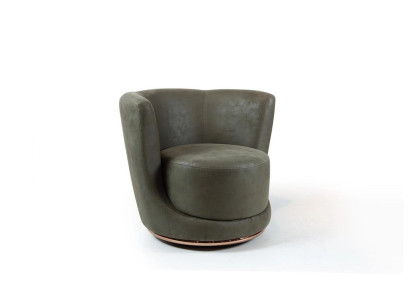 Modern Armchair Gray Upholstered furniture Living room Design Couch Upholstery Seat
